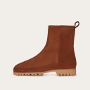 Saviv boots, desert brown velvet